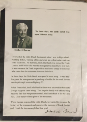 Letter from Herbert Bacon